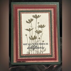 Wildflower Inspired Greeting Card